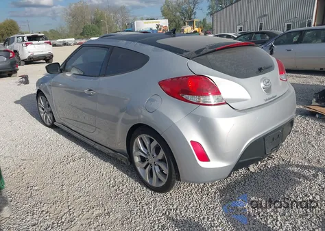 2012 Hyundai Veloster Base W/Gray z USA, uszkodzony, nr VIN KMHTC6ADXCU043777